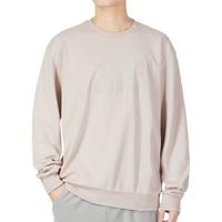 阿迪达斯 （adidas）男装卫衣2024冬季运动休闲基础简约舒适长袖圆领套头衫 褐棕 S