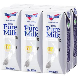 纽仕兰 全脂高钙纯牛奶1500ml 250ml*6盒