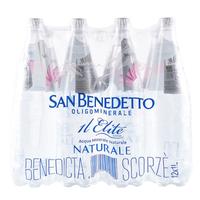 SAN BENEDETTO 弱碱性 饮用天然水 天然1L*18 1L
