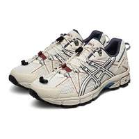 ASICS 亚瑟士 男鞋透气跑鞋耐磨跑步鞋抓地越野运动鞋 GEL-KAHANA 8 FL 白色/蓝紫色 41.5