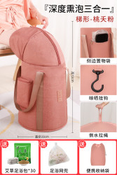 爱吾献 泡脚桶便携式家用泡脚袋袋子过小腿加高深桶泡脚盆保温宿舍可折叠