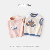 DUDUJIA嘟嘟家宝宝马甲秋季儿童背心秋装男童休闲马夹春秋款女童坎肩