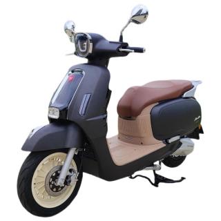 破界 猛禽x5燃油踏板摩托车150省油实用智能ABS高配版星际灰