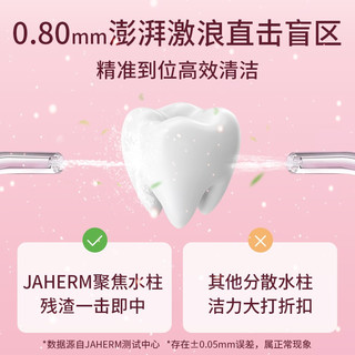  JIAHEMEI/佳禾美 超便携式 儿童冲牙器 喷头  冰蓝 4支