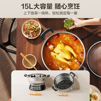 SUPOR/苏泊尔 15L大容量 电蒸锅 黑色