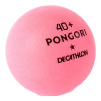 DECATHLON 迪卡侬 乒乓球比赛用球 TAT40+ABS粉球 6只装