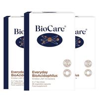 BioCare贝欧科嗜酸乳杆菌lab4益生菌乳双歧杆菌100亿*3盒肠胃调理