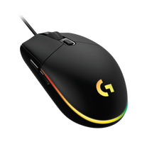 罗技 logitech 有线游戏鼠标 G102人体工学设计 轻便易用RGB灯效  G102黑色（二代流光）-顺丰快递