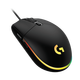  罗技 logitech 有线游戏鼠标 G102人体工学设计 轻便易用RGB灯效  G102黑色（二代流光）-顺丰快递　