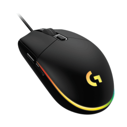 罗技 logitech 有线游戏鼠标 G102人体工学设计 轻便易用RGB灯效  G102黑色（二代流光）-顺丰快递