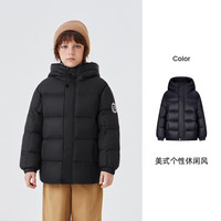 雪中飞儿童羽绒服男女童装秋冬季新款加厚百搭防寒保暖面包外套