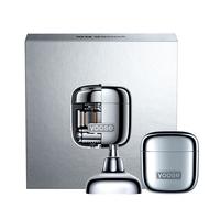 有色 电动剃须刀 便携刮胡刀修鼻毛二合一 送男朋友 小魔方理容套装青春版 D1-T 电镀银