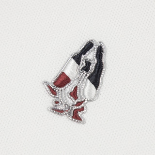 暇步士（Hush Puppies）童装儿童男童2025秋季t恤简约经典休闲百搭数字长袖polo衫 本白 105 cm