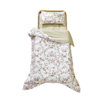 欧孕幼儿园被子三件套午睡宝宝纯棉被套儿童入园被褥六七件套