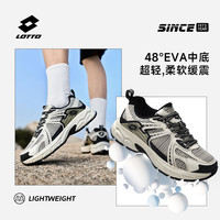 乐途男鞋户外运动鞋男秋季网面减震防滑徒步青少年休闲跑步鞋 灰绿-加绒【女】 36