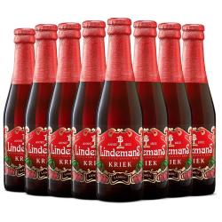 林德曼 樱桃啤酒 250ml*8瓶 比利时进口 果味精酿 低度清爽