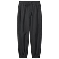 卡宾（CABBEEN）【70D尼龙登山布】休闲裤男侧边结构顺色拼接面料柔软秋季长裤 煤黑色01 L /175/50