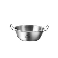美厨(maxcook)304不锈钢碗带把手 米酒碗泡面碗汤碗韩式碗拌饭碗雪拉碗MCWA8289