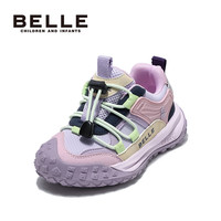 百丽（Belle）童鞋儿童户外鞋女童运动鞋2025年秋季男童登山鞋中大童休闲鞋 粉/米色 28 脚长约17-17.6cm
