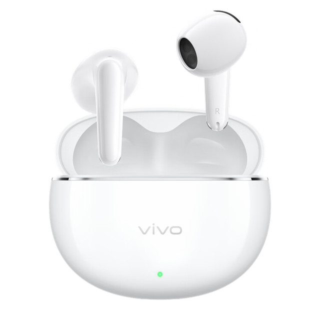 vivo TWS Air 3 Pro蓝牙耳机 50dB 多模式降噪 47小时超长续航 蓝牙6.0 智能降噪无线耳机 元气白