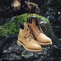 Timberland 正品真皮休闲经典黄短靴防水添柏岚男10061W户外休闲鞋