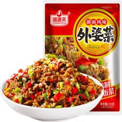 湘满天 外婆菜258g香辣拌面拌饭农家下饭菜湖南特产经典秘制酱腌菜