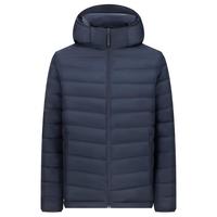 波司登（BOSIDENG）25年短款轻薄羽绒服男短款90绒三防连帽保暖外套B250131007 中山青5870-航海系 S 170/92A 体重约120-130斤