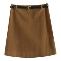 范思蓝恩复古辣妹百搭高腰显瘦包臀短裙女秋冬2024新款裙子14432