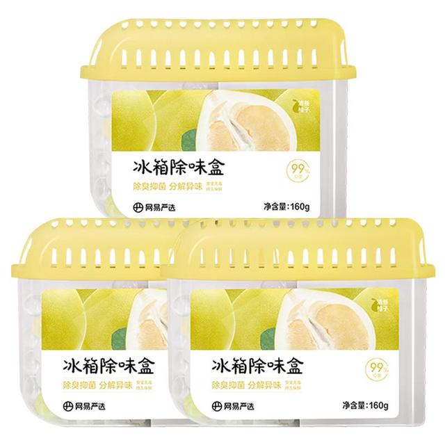 今日必买：网易严选 折合1.7/盒！网易严选 冰箱除味盒 3盒装