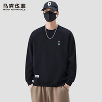 马克华菲卫衣男2025今年流行男士上衣亲肤柔软长袖衫百搭 3XL 白色（光板）