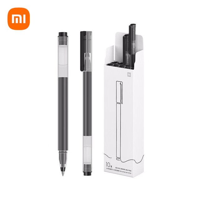 小米 Xiaomi 米家巨能写中性笔 10支装 黑色 0.5mm