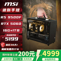 微星 台式电脑主机 配置二 9500F/5060