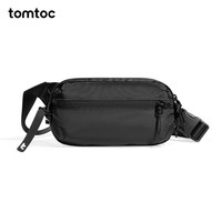 tomtoc 轻行斜挎包T33男士胸包单肩包时尚休闲小腰包防泼水旅行运动背包