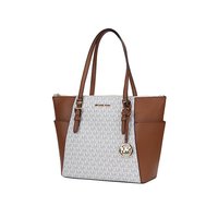 MICHAEL KORS 迈克·科尔斯 美国Michael Kors  CHARLOTTE大号PVC女士单肩手提托特包皮革