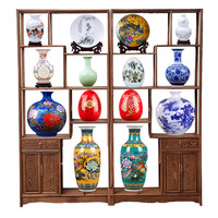 景德镇瓷器花瓶青花瓷中式客厅插花家居装饰工艺品博古架陶瓷摆件