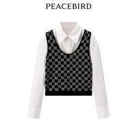 太平鸟女装年冬季两件套衬衫A3CAD4407 S