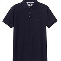 88VIP：TOMMY HILFIGER 男士休闲商务POLO衫修身短袖T恤 TM-MW26882