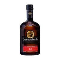 布纳哈本（bunnahabhain）苏格兰单一麦芽威士忌 12年 艾雷岛产区 洋酒 原瓶 英国  布纳哈本 12年 700mL 1瓶