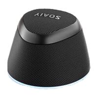 索爱 M3蓝牙音箱磁吸无线音响浴室小钢炮户外室内迷你音箱手机支架防水便携喇叭磁吸音 黑色