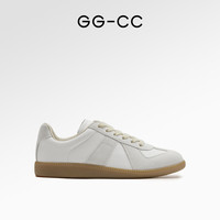 【燕麦饼干】GGCC复古德训鞋女款春秋小白鞋百搭平底运动休闲板鞋 黑色 39