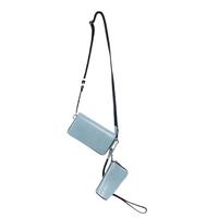 春秋单肩包简约磁扣斜挎包 蓝韵9107345