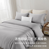 ziiu张御纯棉床上四件套纯色全棉被套轻奢纯棉2025床单被套高级感床品 [60支床单款]-  床单款 （被套220*240cm）