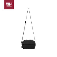 MUJI 無印良品 无印良品（MUJI）不易沾水 斜挎包 孩童 黑色 小包