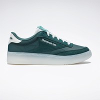Reebok 锐步 官方24春夏新男女CLUB C 85 W+时尚街头黑武士复古板鞋 100222