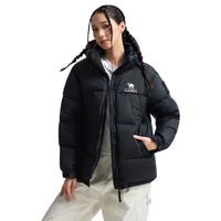 CAMEL骆驼女装羽绒服2025秋冬男女同款加厚保暖连帽羽绒面包服 幻影黑（女生拍小一码） XS