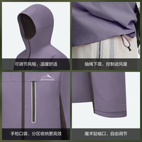 波司登(BOSIDENG)25新【叠变】三合一机能冲锋衣鹅绒羽绒服男女同款外套B250331320 灰紫色/高级灰|6032/8083|603B L 170/92A 体重约120-130斤