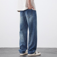 凡客诚品宽松直筒牛仔裤 蓝色 36