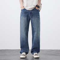 凡客诚品宽松直筒牛仔裤 蓝色 28