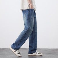 凡客诚品宽松直筒牛仔裤 蓝色 32