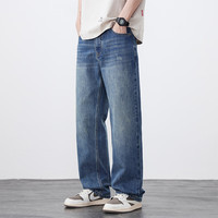 凡客诚品宽松直筒牛仔裤 蓝色 29